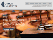 Tablet Screenshot of hantmanlaw.com